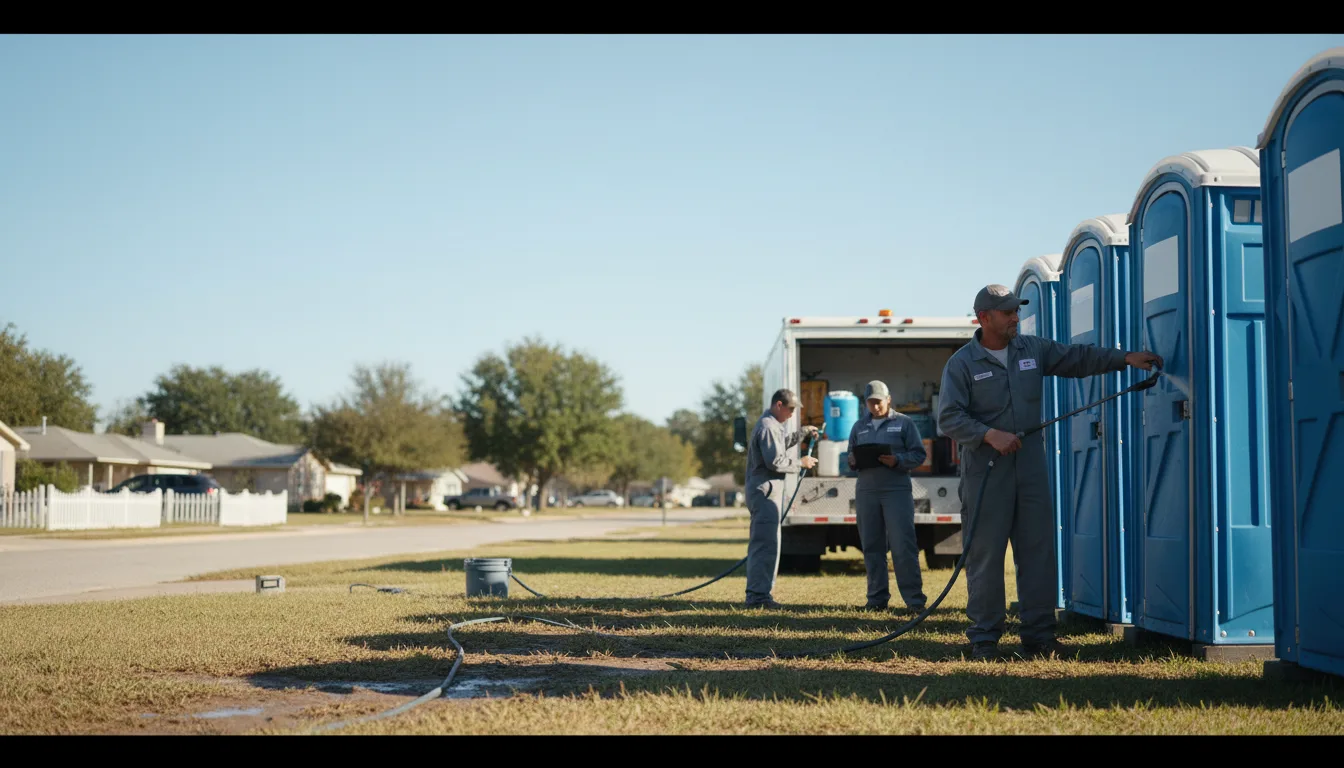 Long-Term Portable Toilet Rental in Thompson, OH near me